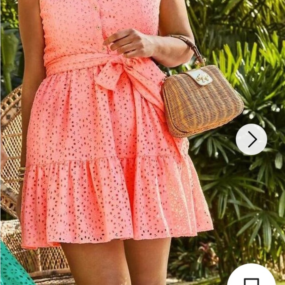 Lilly Pulitzer Trisha Eyelet Embroidered Shirtdress